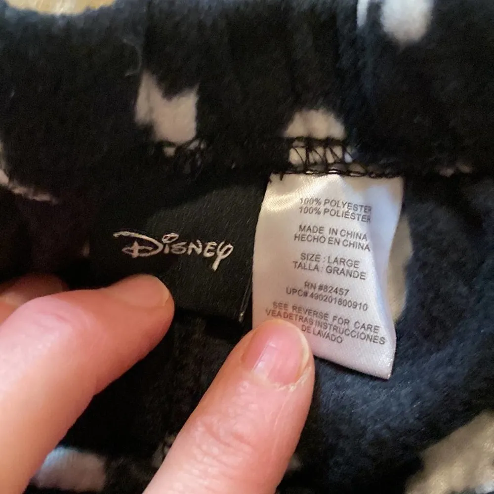 Disney Mickey Mouse Women’s Pajama Set Fleece Pants Long Sleeve Top EUC Sz M/L - Image 96