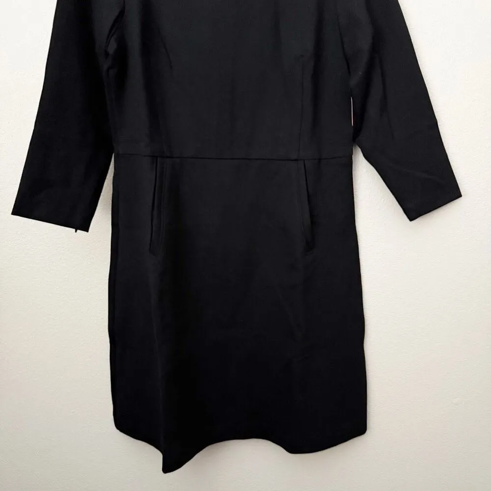 SPANX | NWT Perfect 3/4-Sleeve Mini Shift Dress Black Shaping Dress | Size Large - Image 5