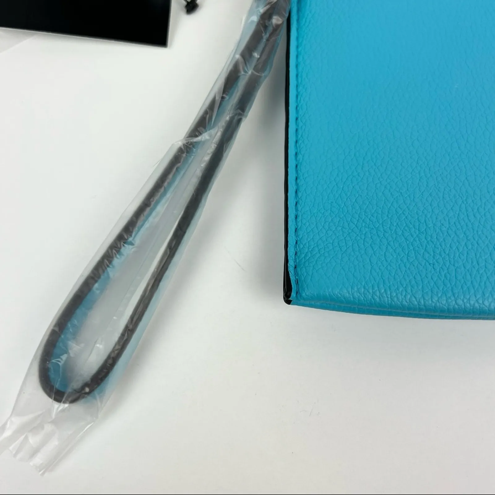 INC International Concepts Aruba Blue Party Tassel Zippered Wristlet - Image 2