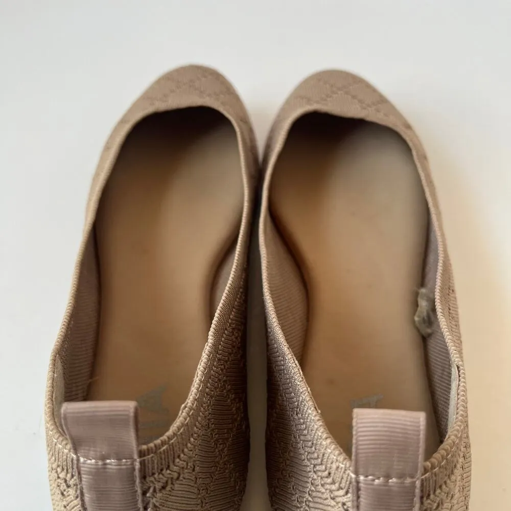 Mia Evanna Ballet Flat Womens Shoes Sz 9.5 M Tan DieCut Comfort Minimalist - Image 7