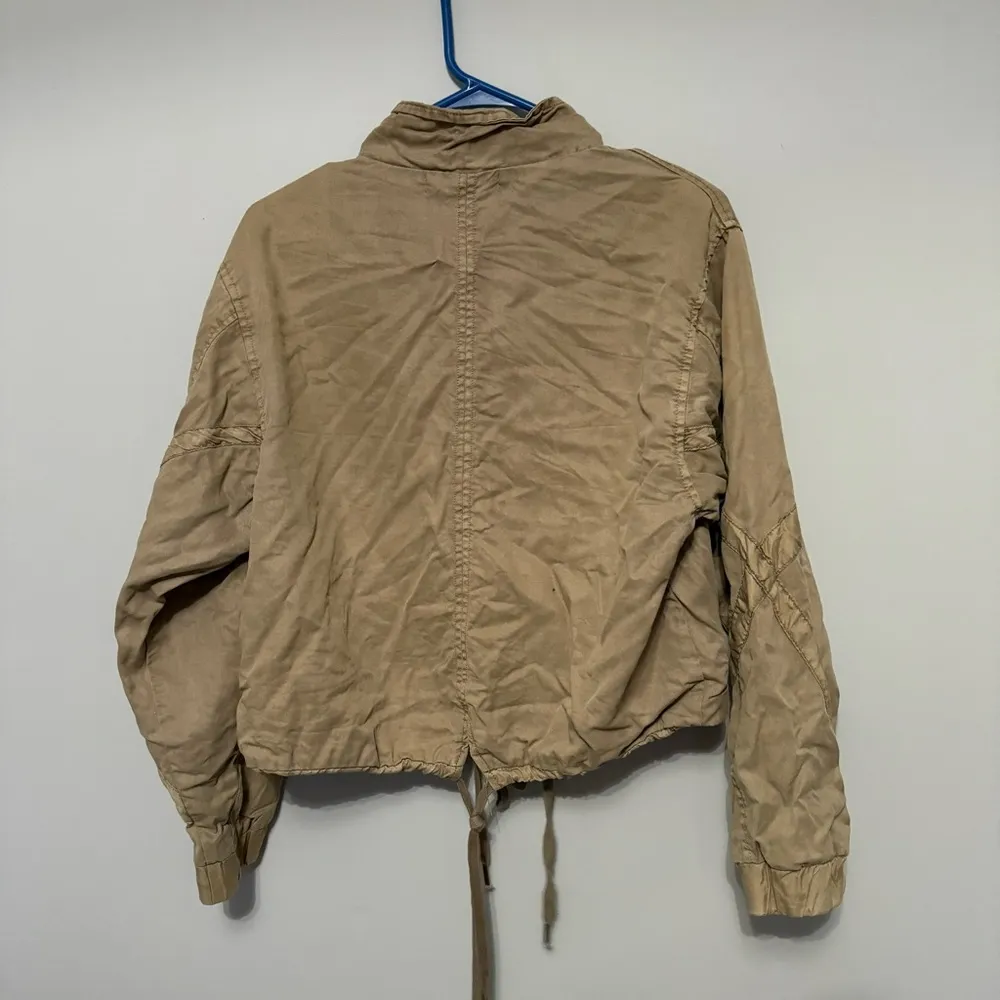 Young Fabulous & Broke Tan Bomber Jacket - Image 6
