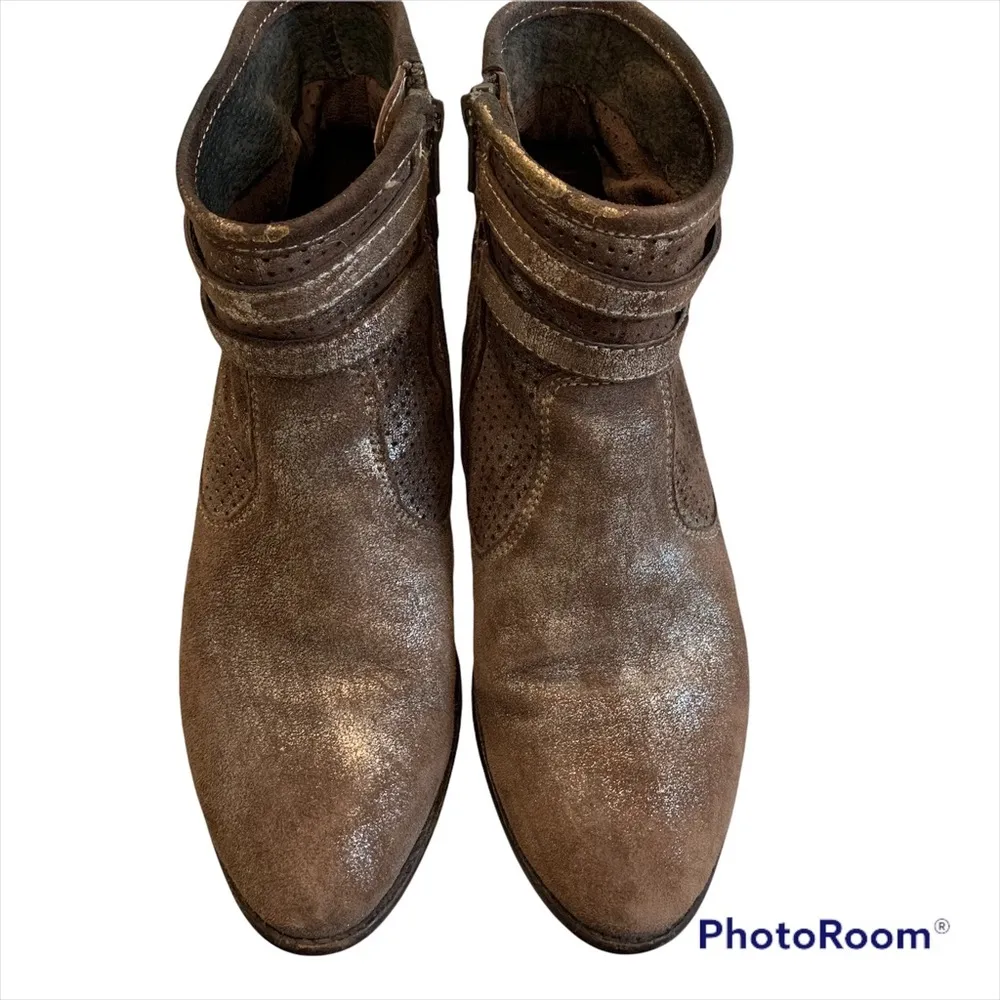 Seychelles Sanctuary Metallic Pewter Metal Bootie - Image 4