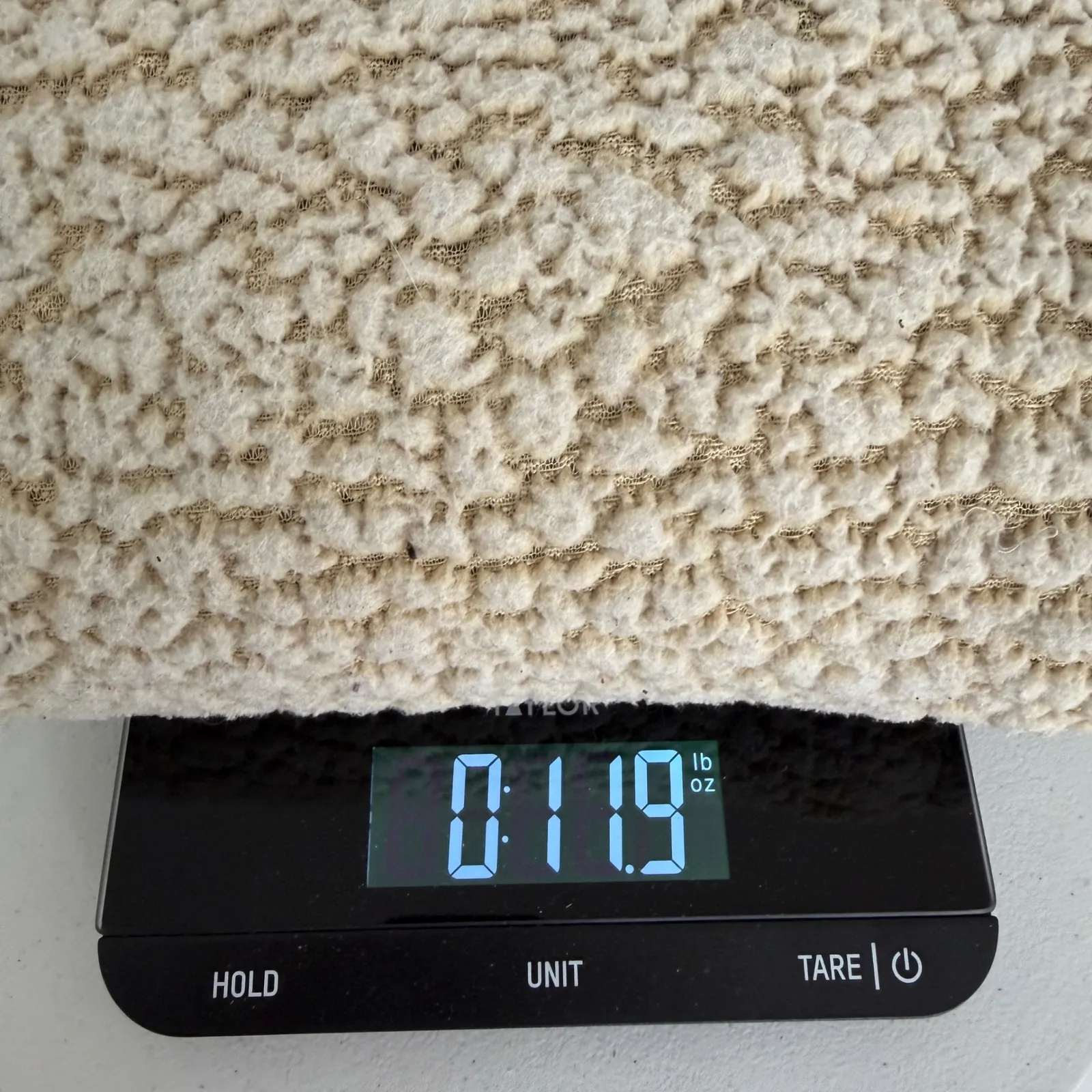 Sherpa Fleece Quarter Zip Pullover Oatmeal Heather Cream Womens Size Large Cozy Tan - Image 9