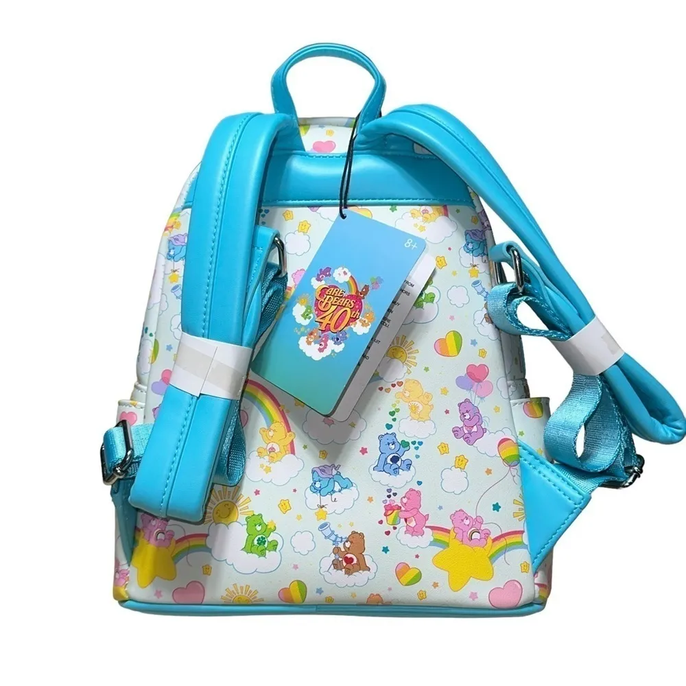 Loungefly Exclusive Care Bears Rainbow Mini Backpack - Image 5