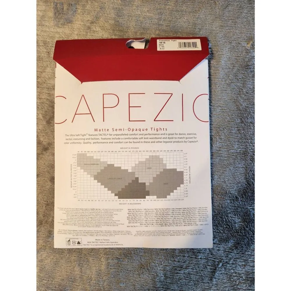 New Capezio Size L/XL Ultra Soft Transition Tights Dance - Image 2