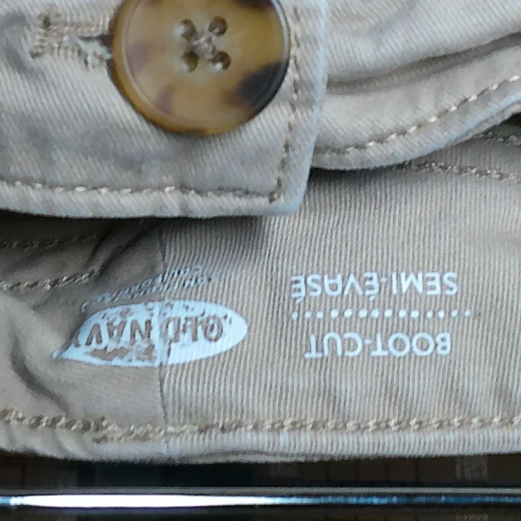 Old Navy Boot Cut Khaki Chinos - Image 4