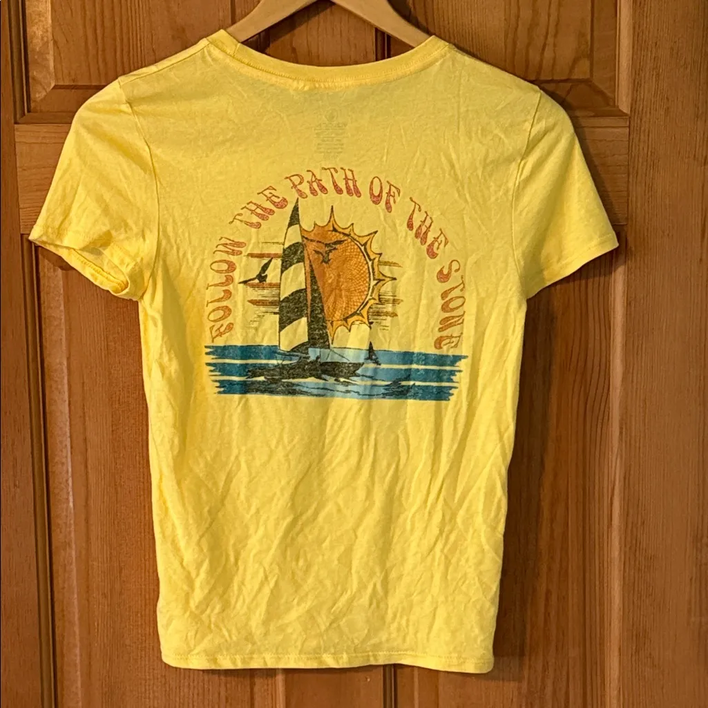 Volcom True To This Size Small Women's Teen Follow the Path of the Stone T-Shirt - Image 3