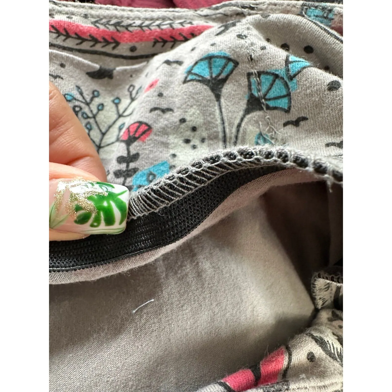 Billabong Juniors Vintage Y2K Native American Inspired Long Tube Bandeau Top S - Image 6