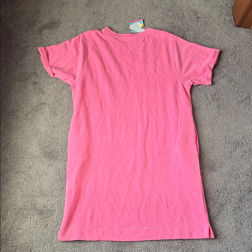 Cabana by Crown & Ivy Pink Sweat Dress SIZE M - Image 7