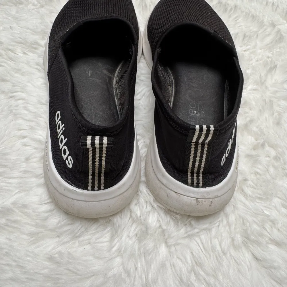 Adidas Cloudform Slip-On Black Sneakers Size 6 - Image 4