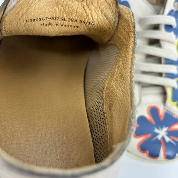 Camper‎ Twins Sneakers Size 7.5 Floral Leather - Image 8