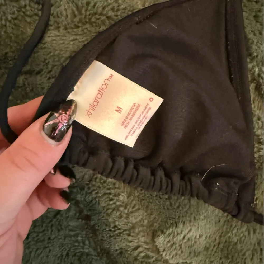 Black Triangle Bikini Top - Image 3