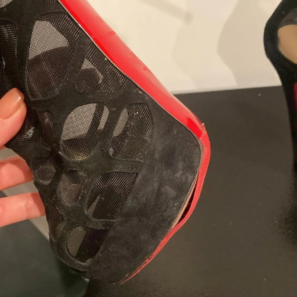 Christian Louboutin Altarakna 150 Black Mesh Ankle - Image 7