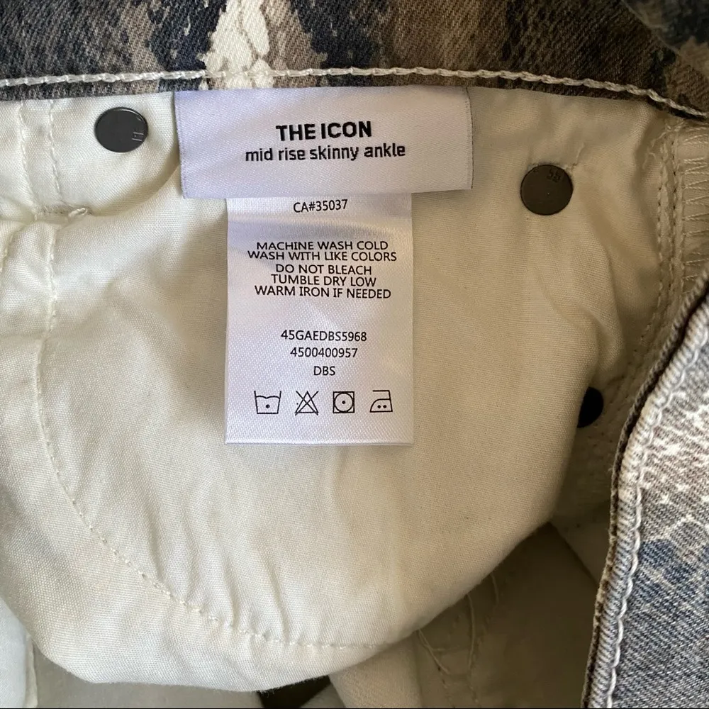 Joe’s Jeans The Icon Snake Print Skinny Jeans - Image 11