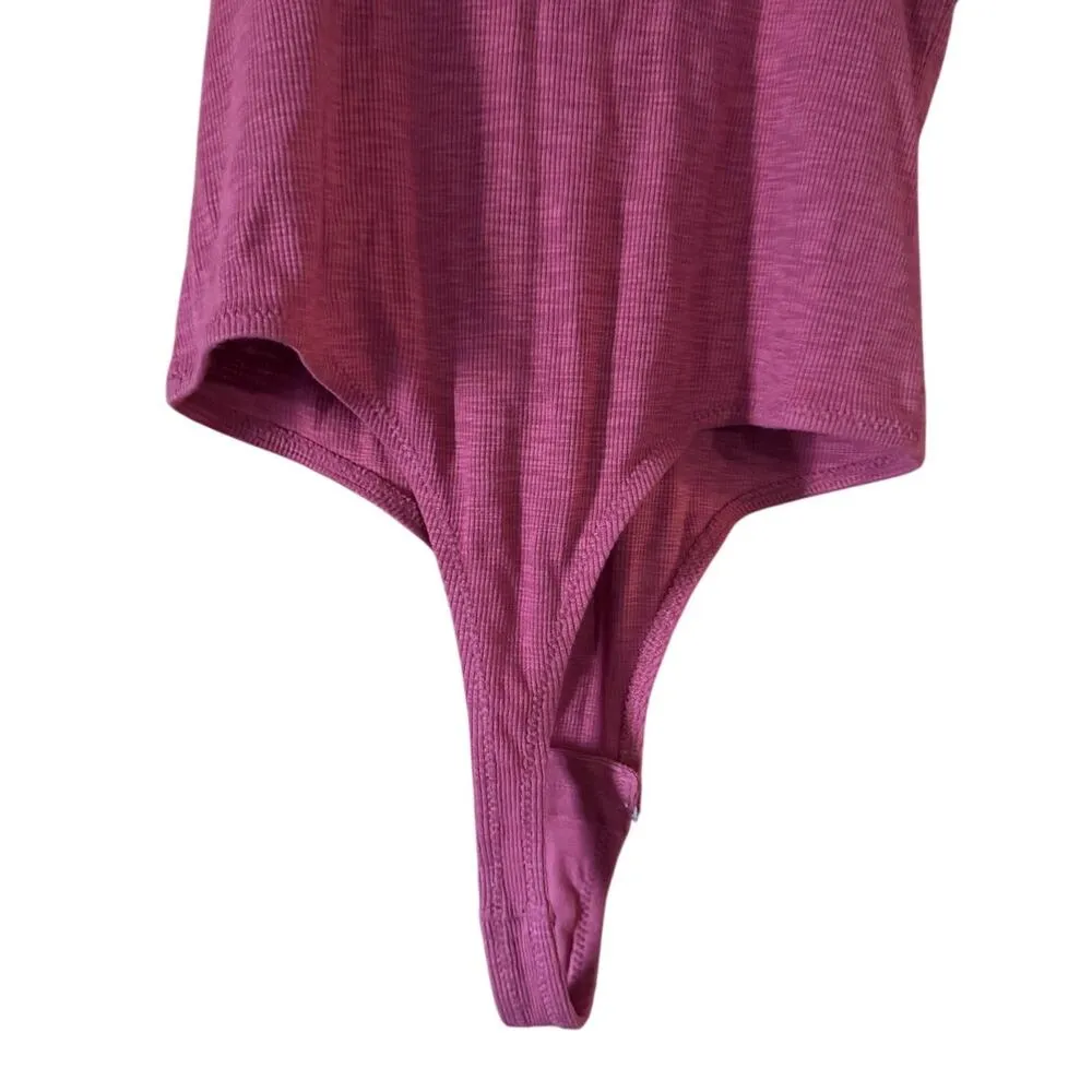 Madewell Women's Ribbed Deep V Bodysuit - XL, NWT ($45 Retail) tank - Image 9