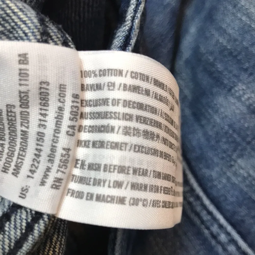 Abercrombie & Fitch Women’s Button-Up Denim Jean Mini Skirt - Image 7