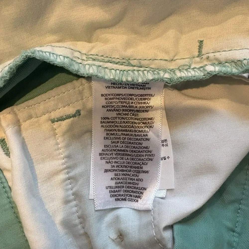 Polo Ralph Lauren Cotton Tiki Green Shorts, Sz 0 - Image 11