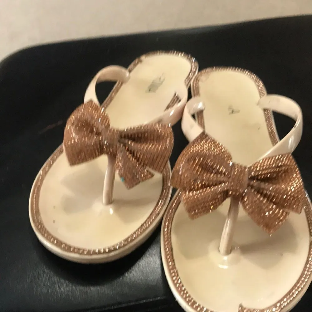 Gold Prima Sandals Size 8 Bam Forever Purse - Image 2