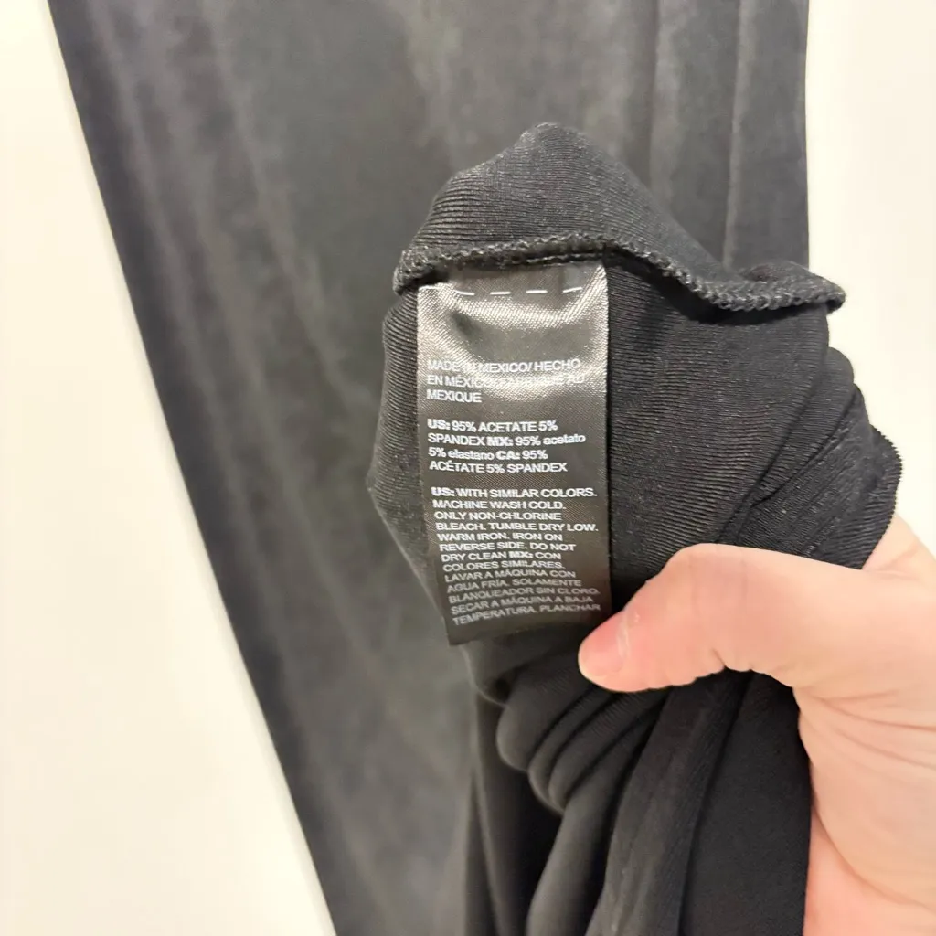 Chico’s Travelers Short Sleeve Elegant Maxi Dress black size 0 (4/6) - Image 6