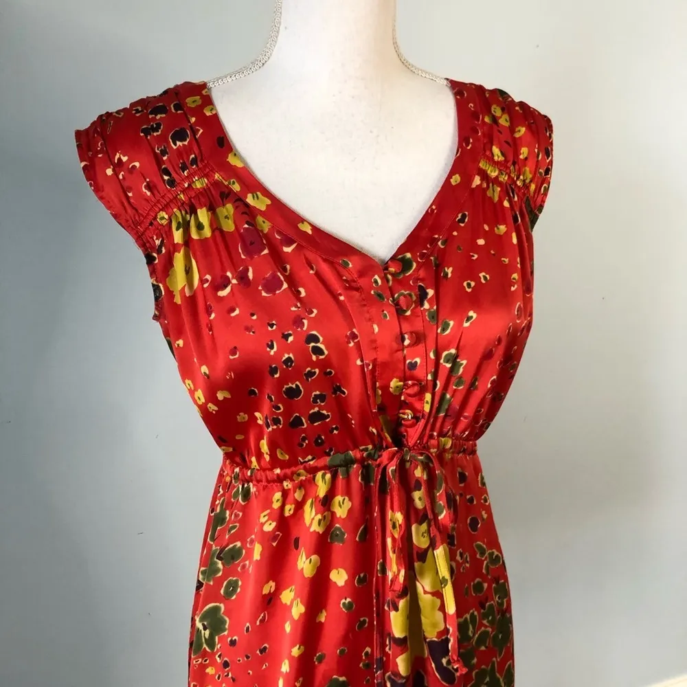 CABI | Floral Satin Tunic Top - Image 3