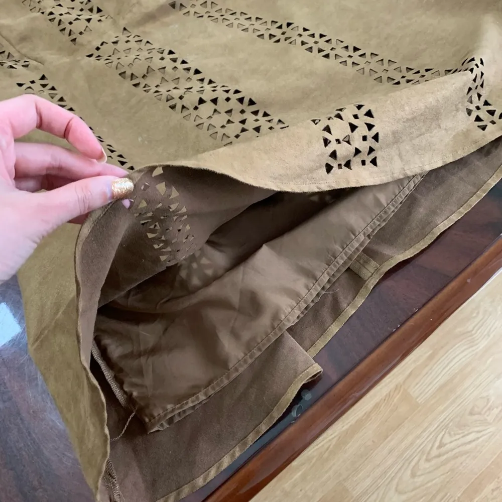 Light brown suede like dress Size XS - Image 3