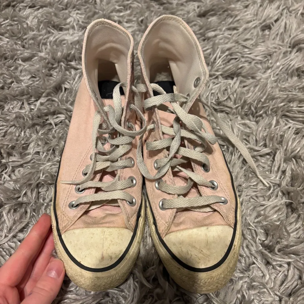 Custom Pink Converse - Image 2