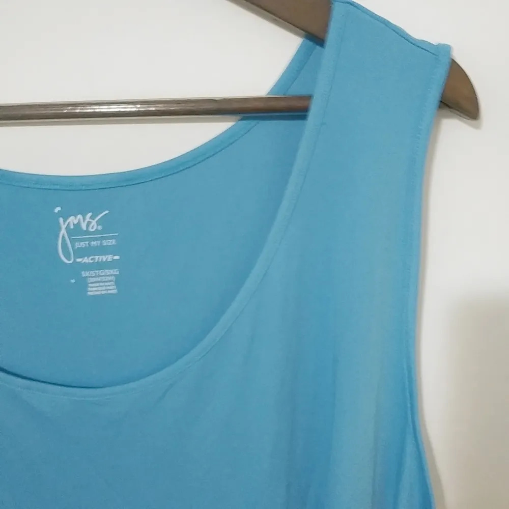 JMS 5X Turquoise Active Tank Top Plus - Image 3