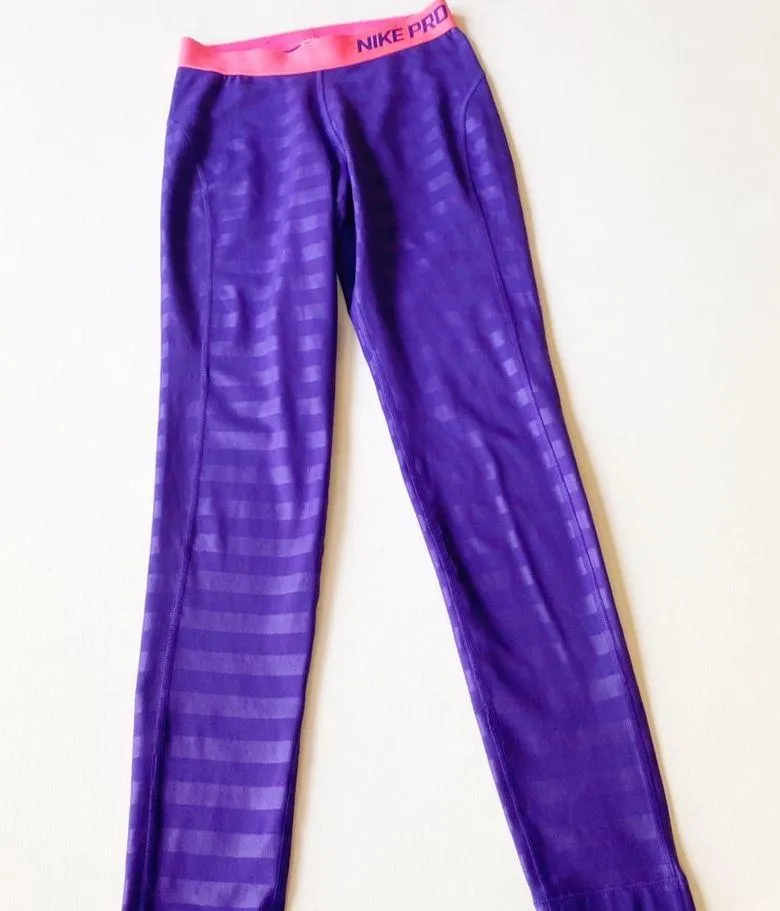 Pro Dri-fit Striped Athletic Leggings - Image 2