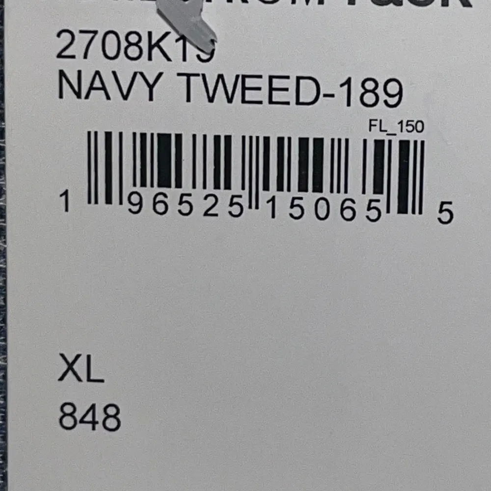 Max Studio Women's Tweed Faux Wrap Pencil Mini Skirt Size XL Navy Blue NWT - Image 8