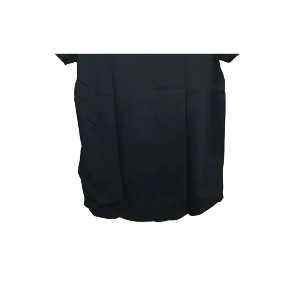 NWT Madewell Curved Hem Relaxed Fit Cotton Short Sleeve T-Shirt XXS Black #2951 - Image 9