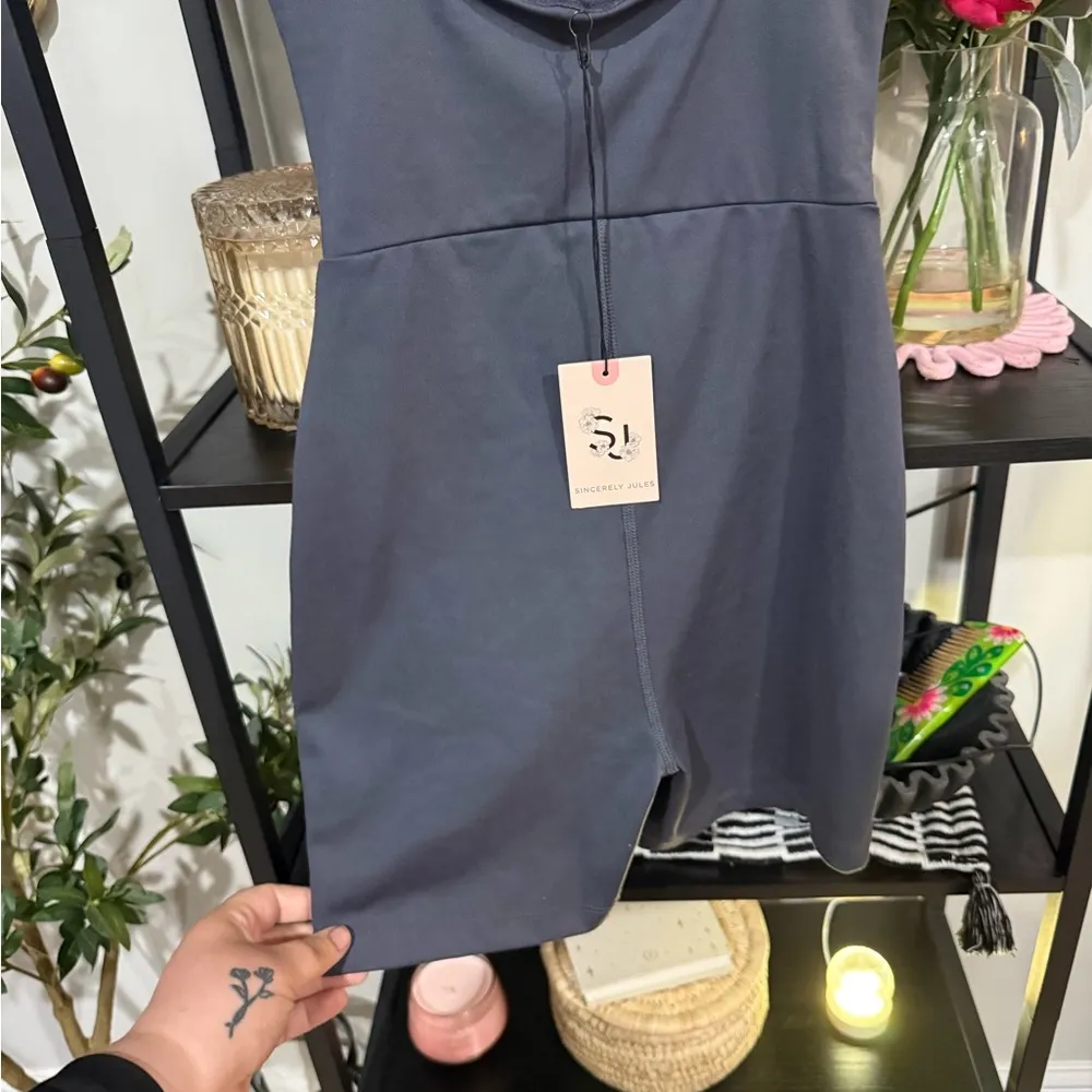 Sincerely Jules Dark Gray Jumpsuit size small - Image 6
