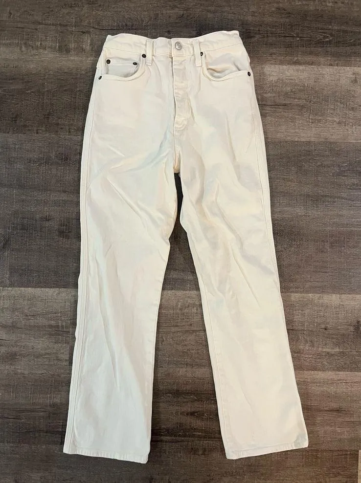 AGOLDE Pinch Waist High Rise Kick jeans in Vinegar - Image 3