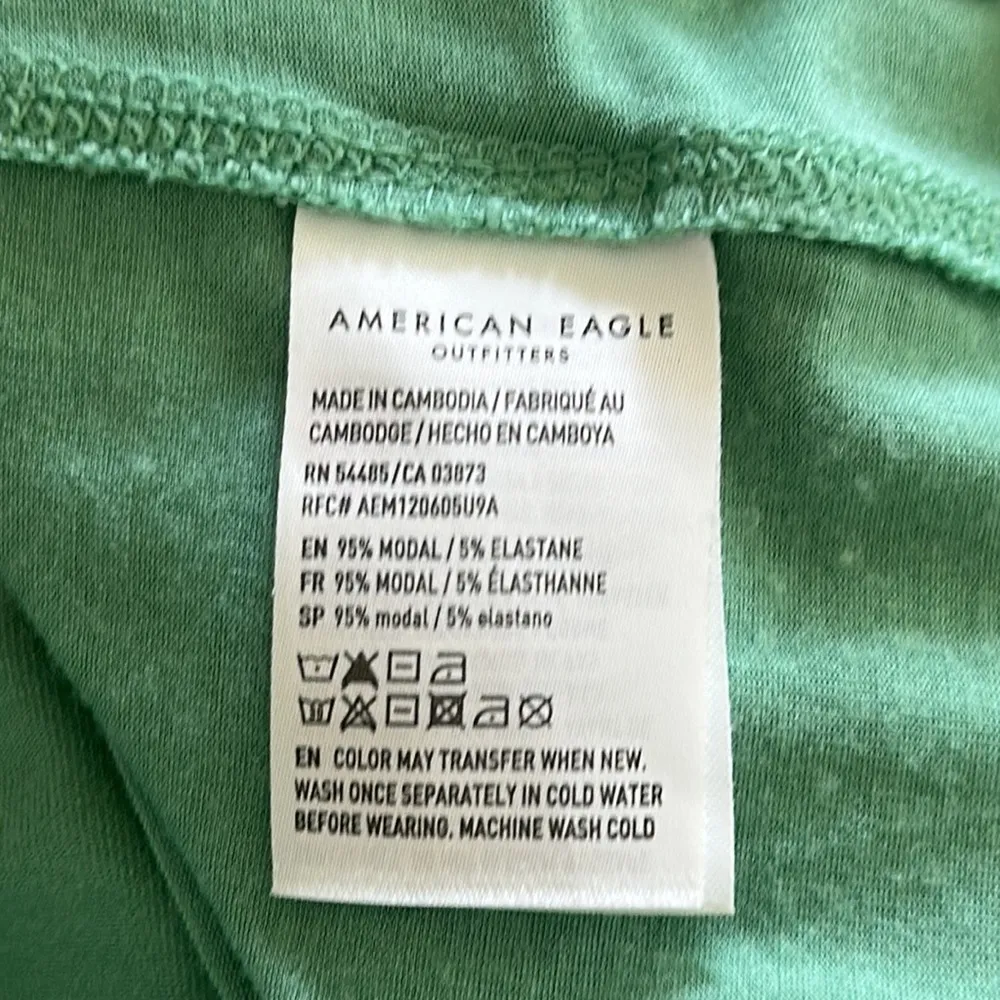 American Eagle: Fern Green Tee Shirt Soft & Sexy - Image 4