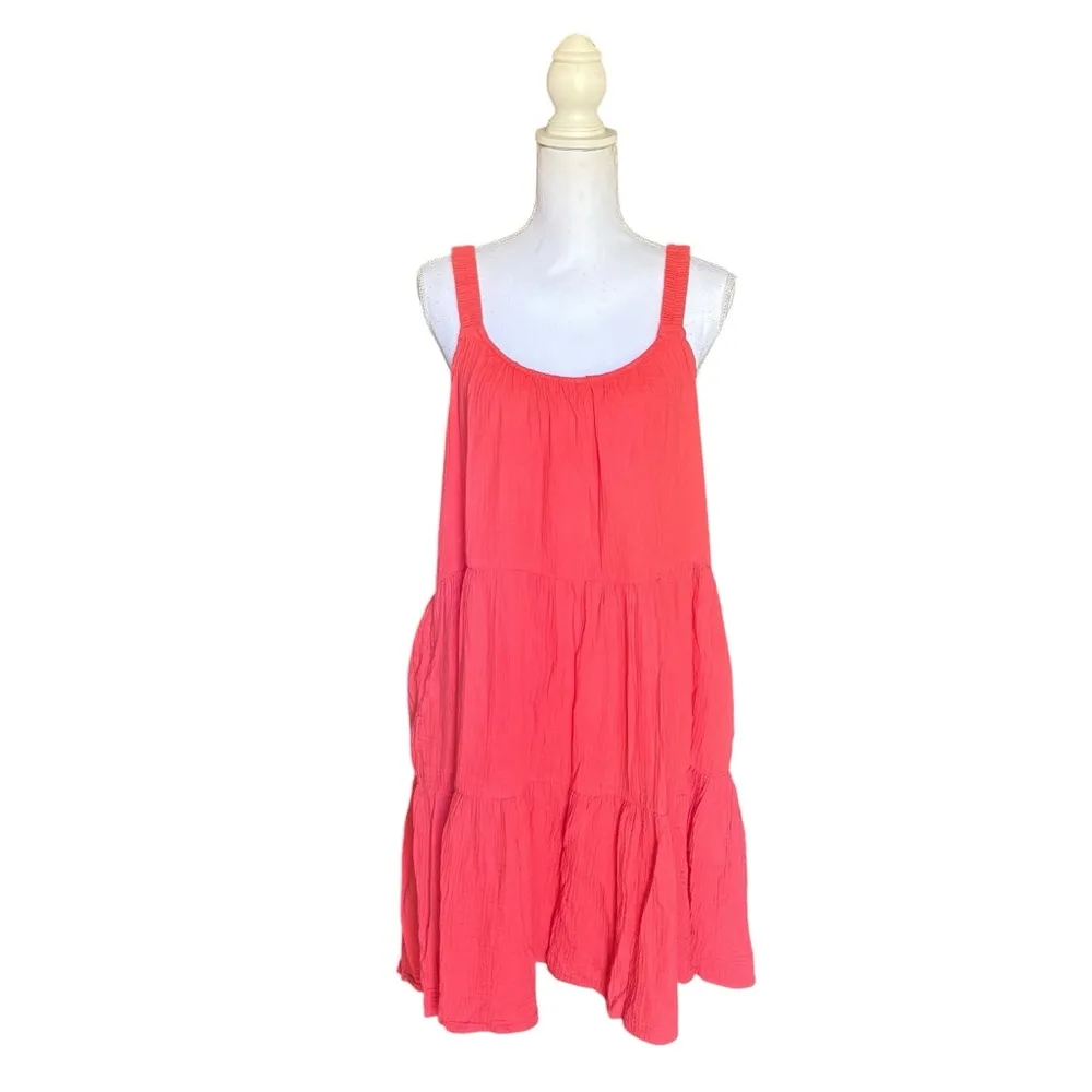 Marine Layer Cotton Mini Tank Dress- Size Large - Image 3
