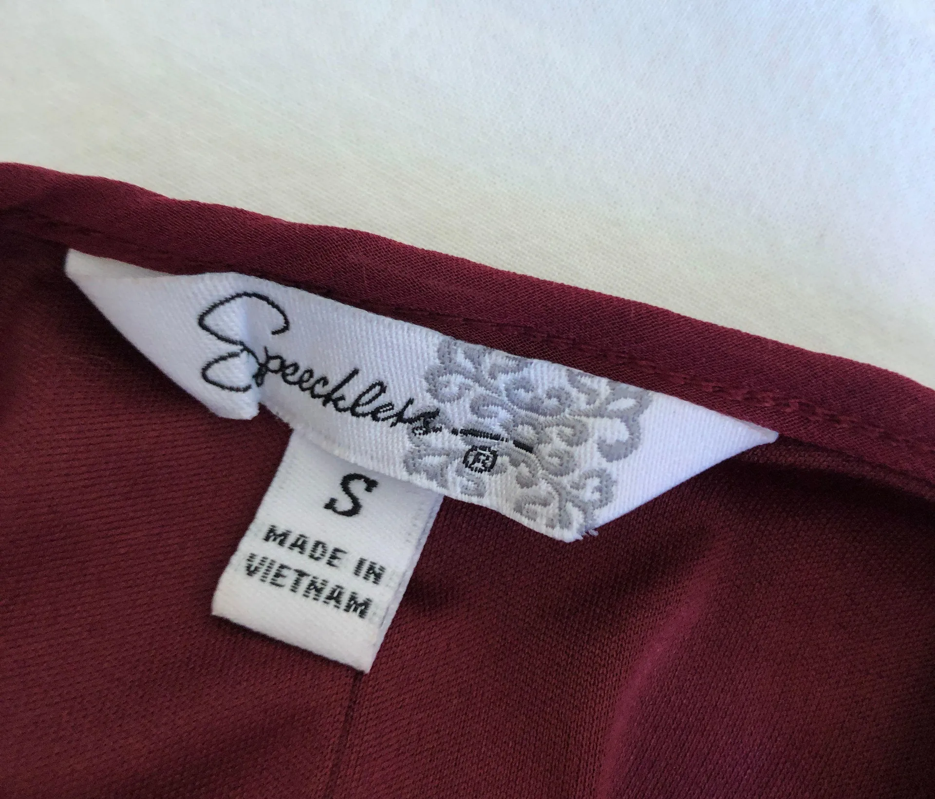 burgundy A-line Dress - Image 7