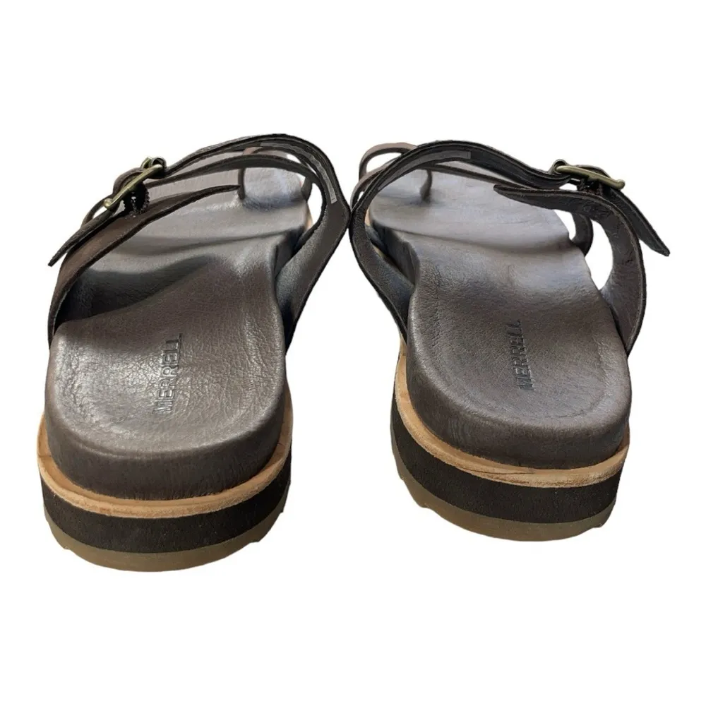 Merrell Women Slide Sandals Juno Buckle Slide Size US 9 Espresso
Brown NWOT - Image 5