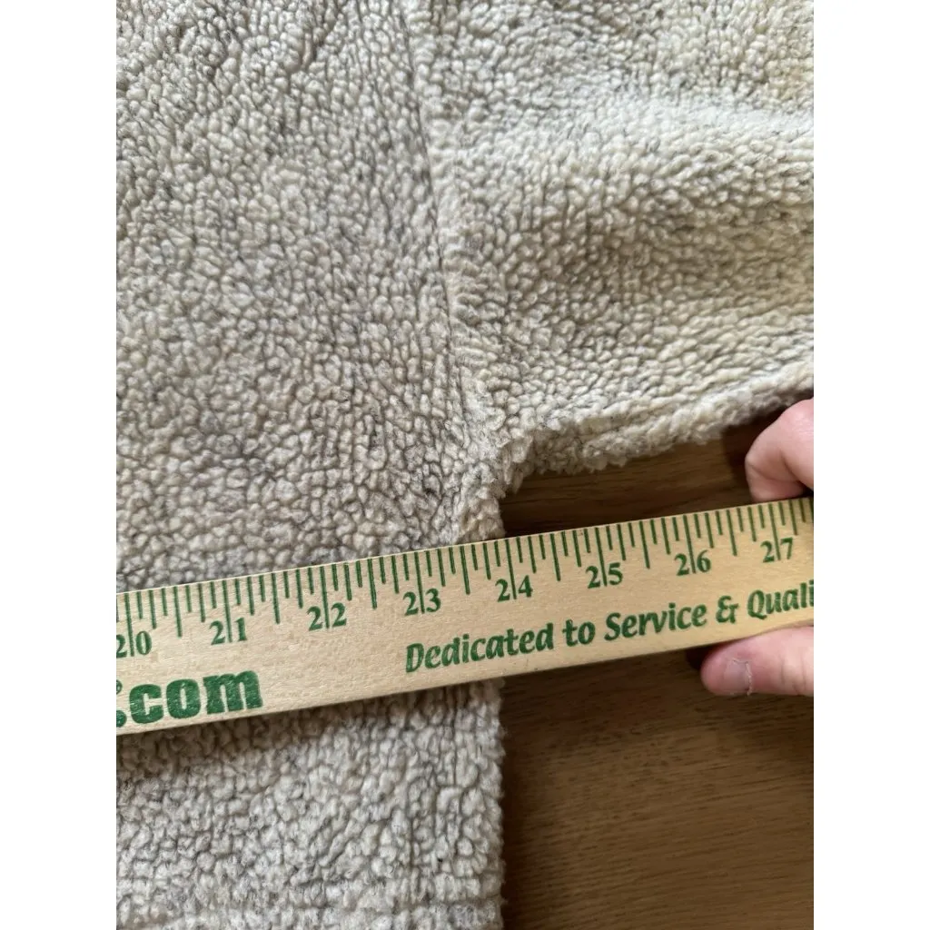 Art Unlimited Fleece Deer Pullover Sweater Sweatshirt Size Measured USA MADE VTG Brown - Image 5