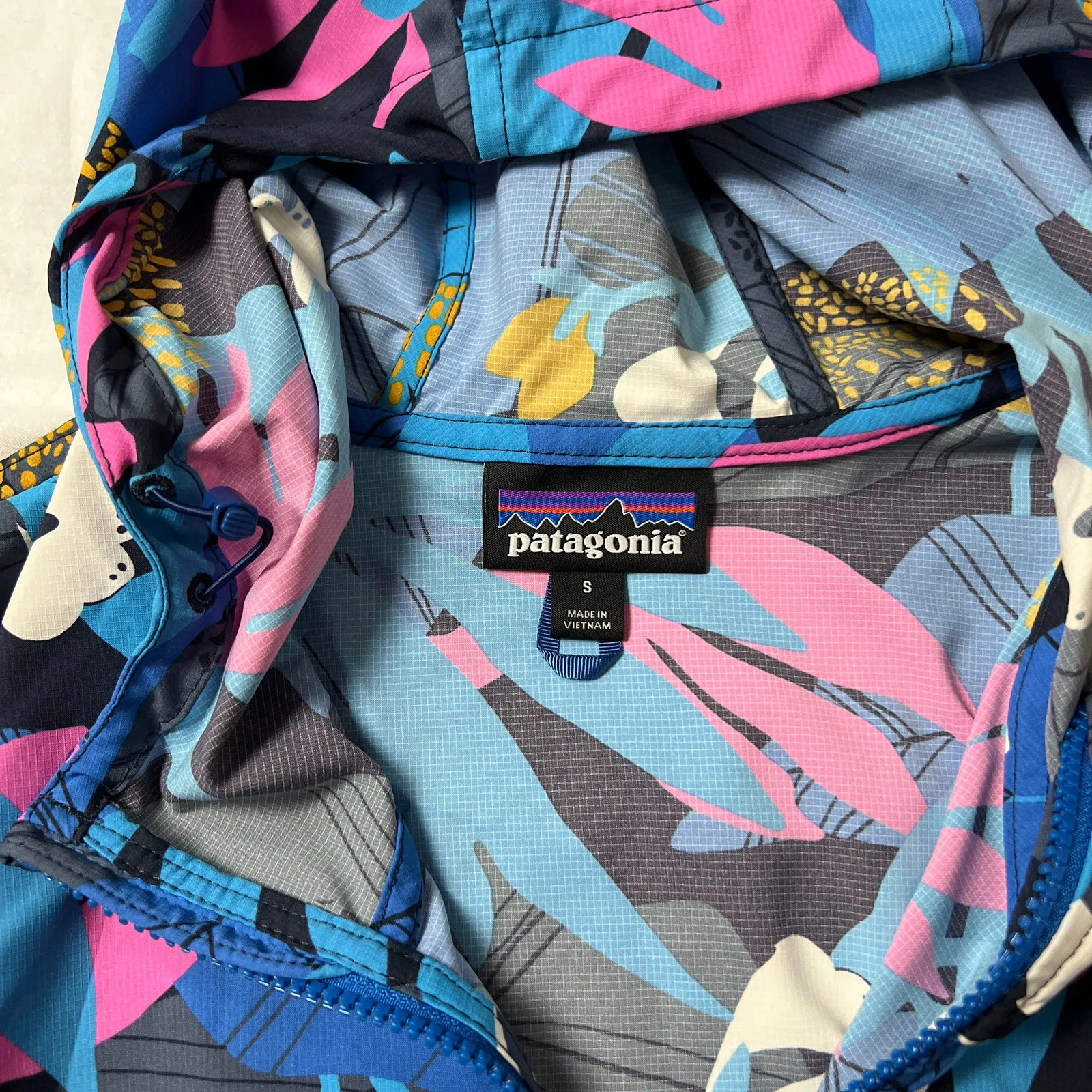 patagonia women's bajadas hoody windbreaker zip hooded jacket new navy - Image 4