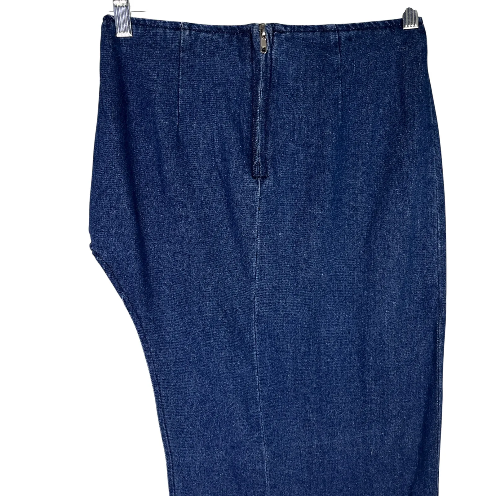 Superdown Tirza Maxi Skirt Denim 24 New - Image 7