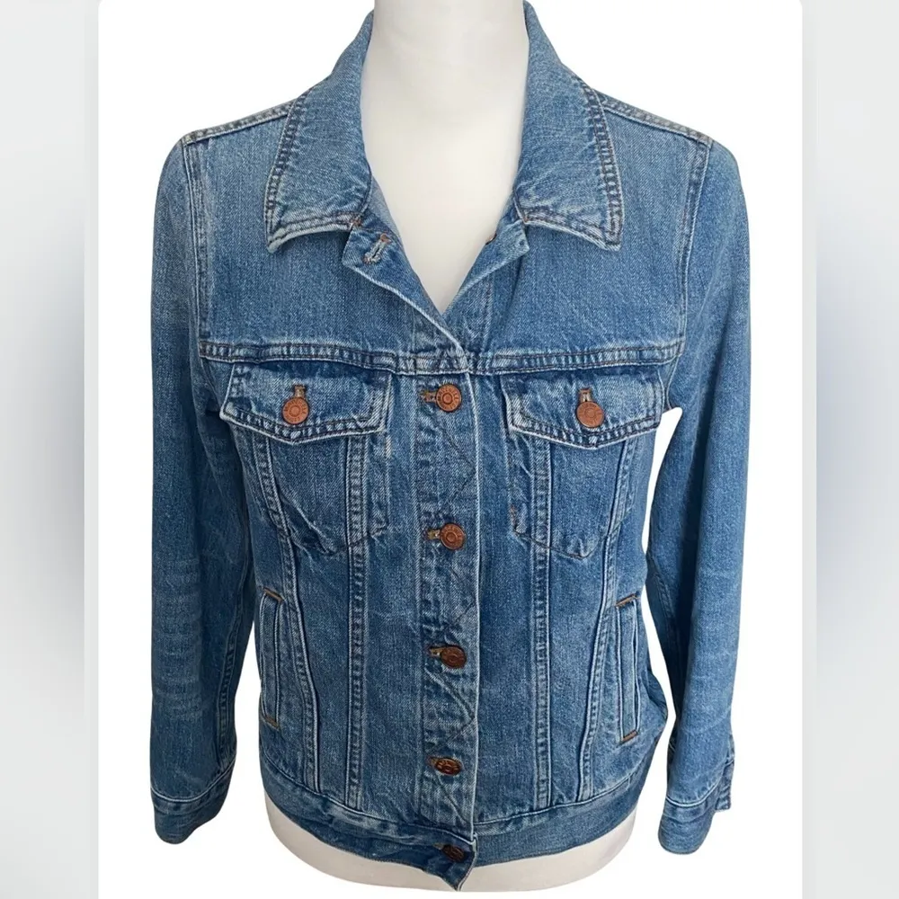 MADEWELL The Jean Jacket Classic Denim SOLD OUT Medium - Image 8