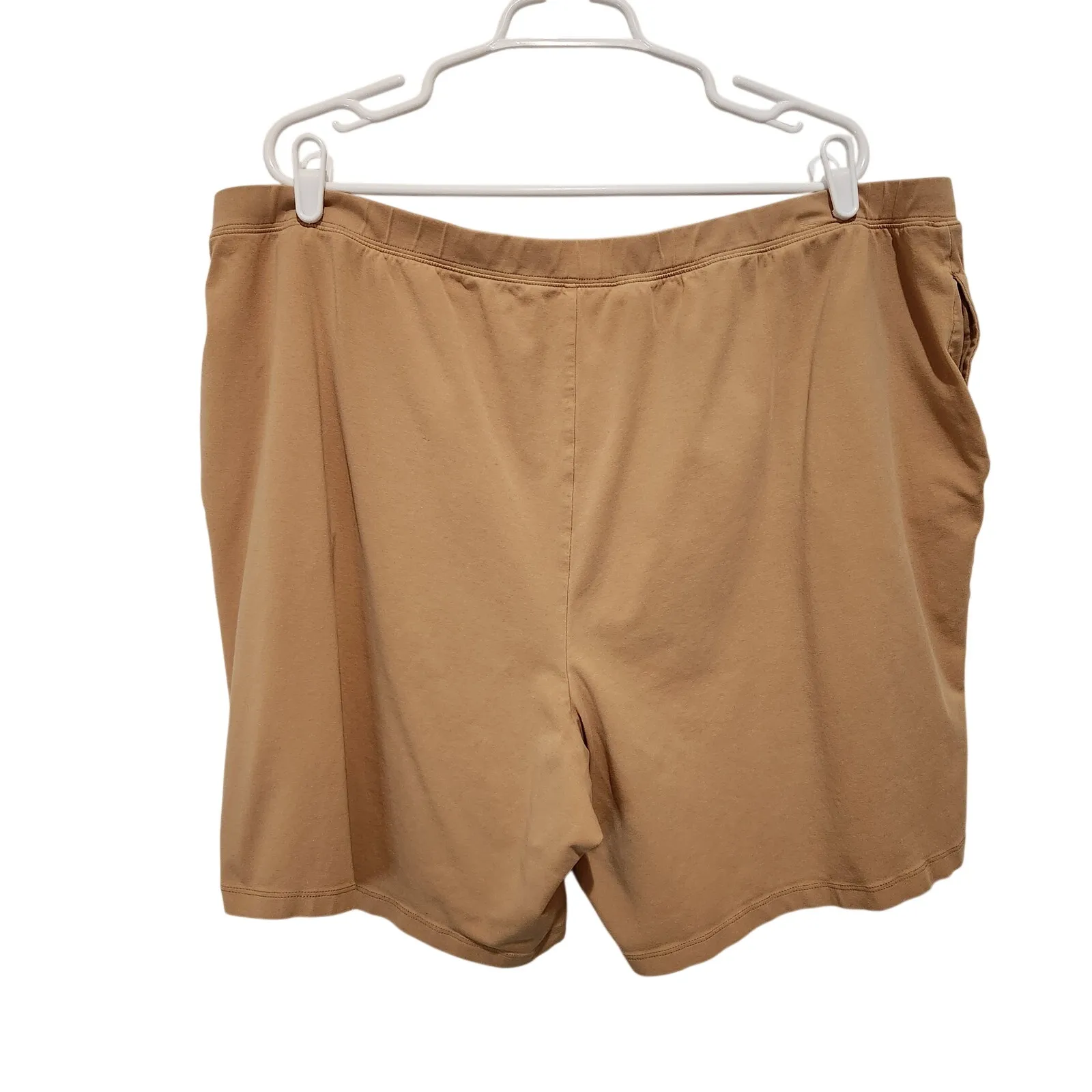 Catherines Tan Stretch Lounge Pull On High Rise Modesty Under Shorts Size 3X - Image 3