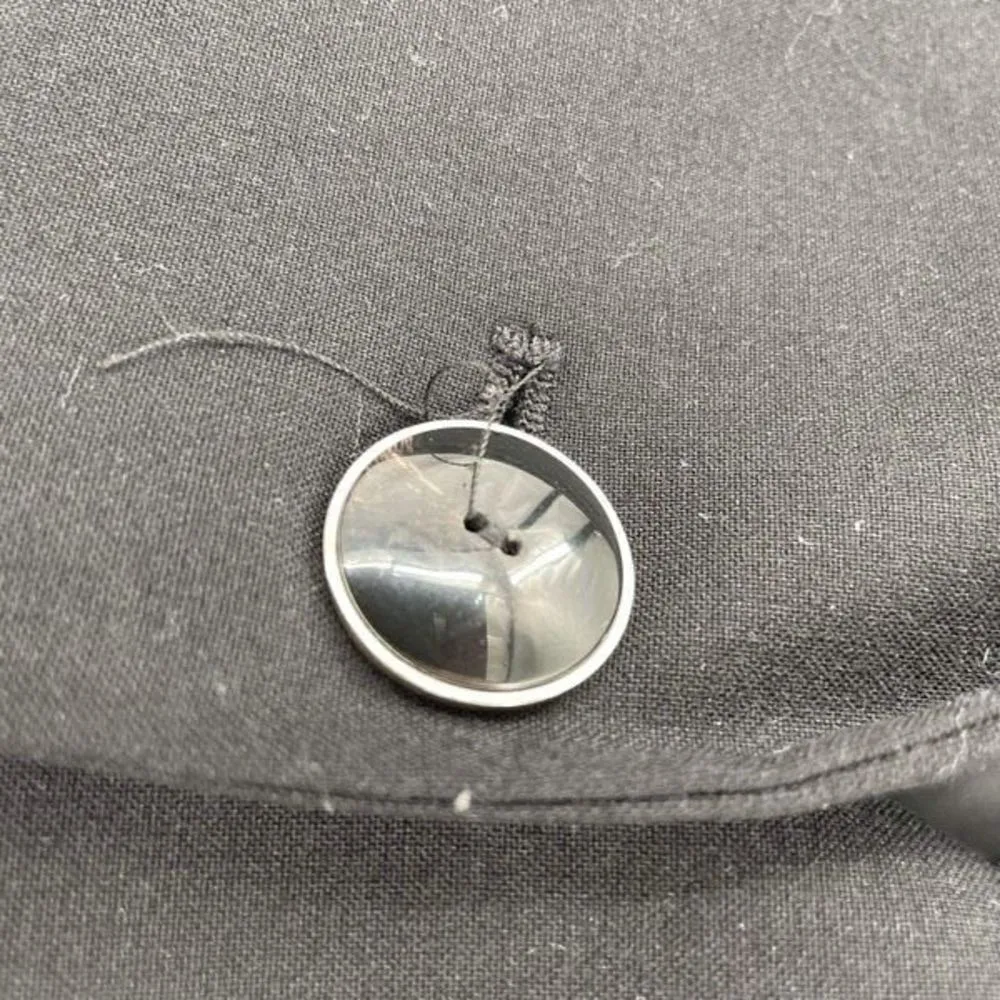 Zara Basic Women's Single Button Lined Long Sleeve Blazer Jacket Black‎ Size 6 - Image 4