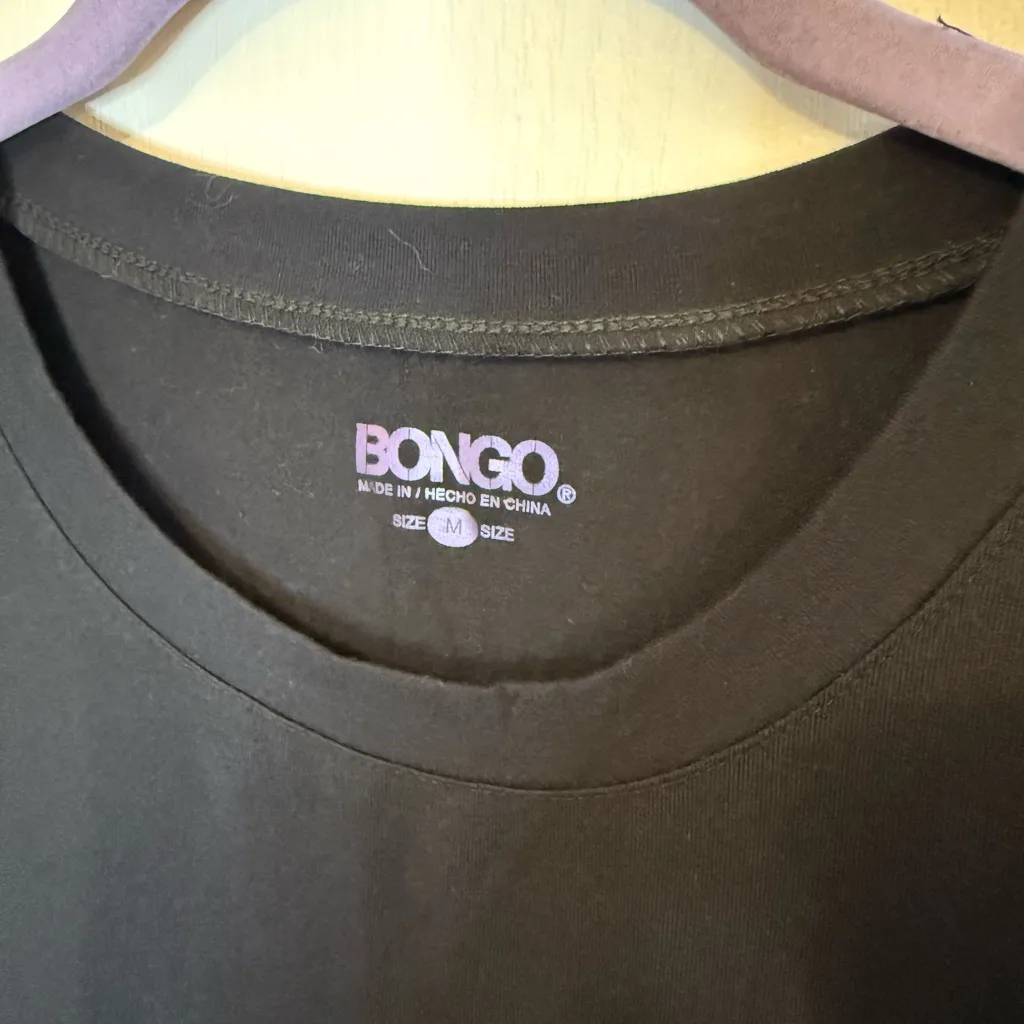 BONGO Classic Black Tee Dress - Image 2