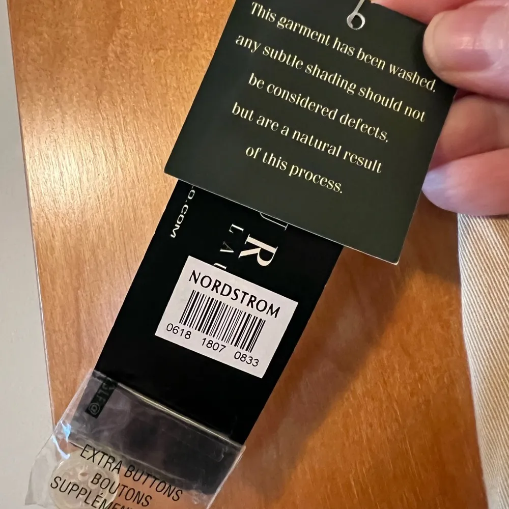 Lauren Ralph Lauren Moreton Hall Pants Crochet Belt Sand Nordstrom NWT Size 16 - Image 9