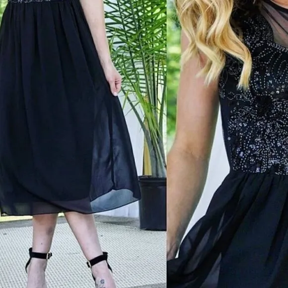 Beaded‎ Sleeveless Midi Dress - Image 8