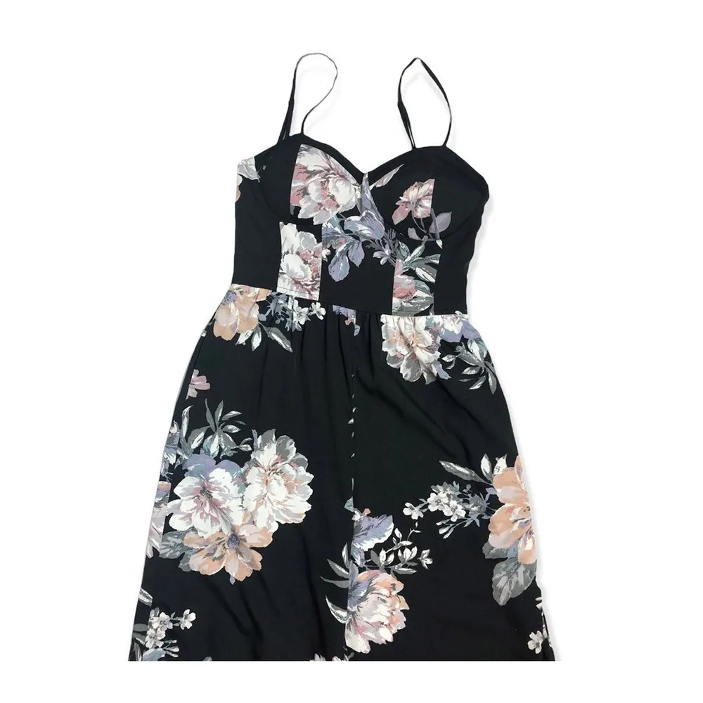 Band of Gypsies Sweetheart Floral Wide Legged Jumpsuit - Image 62