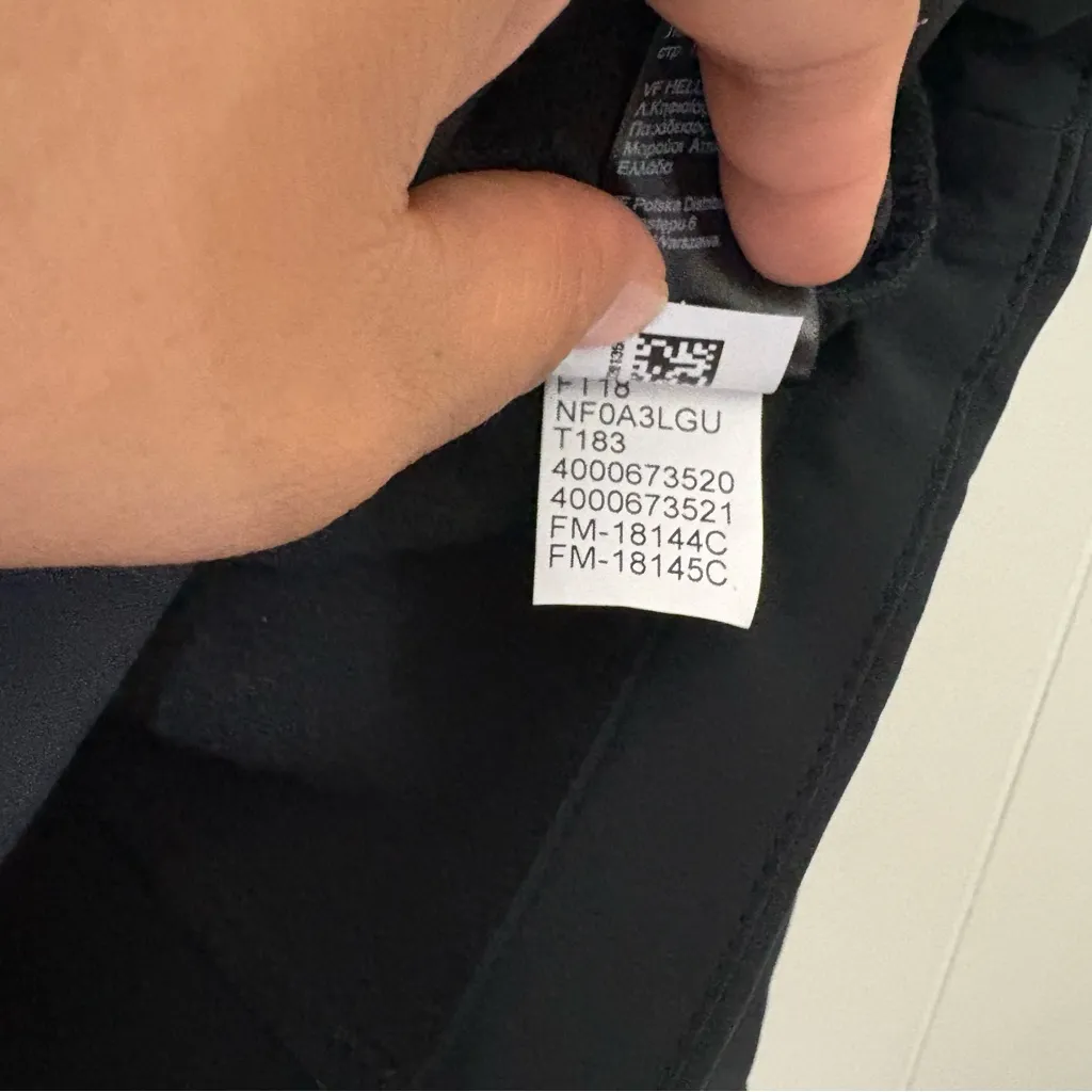 The North Face Apex Barrier Soft Shell Full Zip Jacket Black  Womens Logo Size L - Image 8