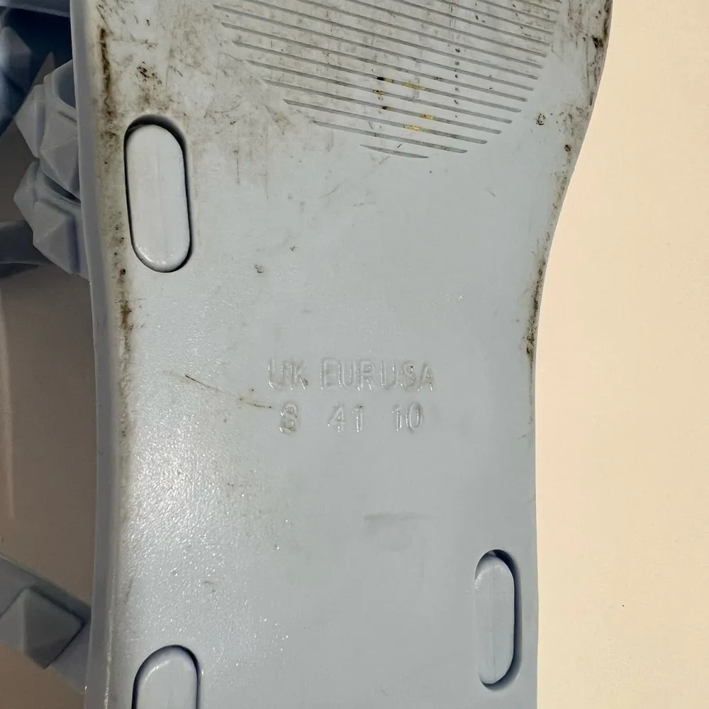 Olivia Miller Blue Studded Strappy Jelly Sandals Size 10 - Image 6