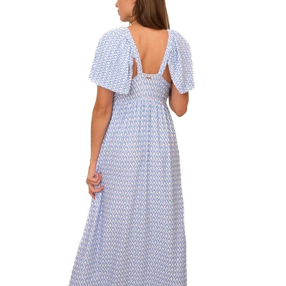 Cabana Life UBF 50 Patterned Maxi Dress Blue - Image 5