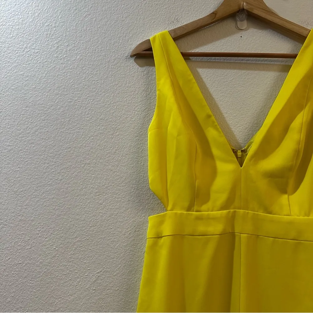 NBD Women's Greta Gown Cut Out Maxi Dress in Yeillow Size Small NWT - Image 4